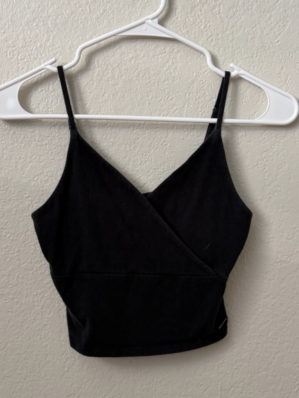 Small Black Cross Over Hollister Crop Top